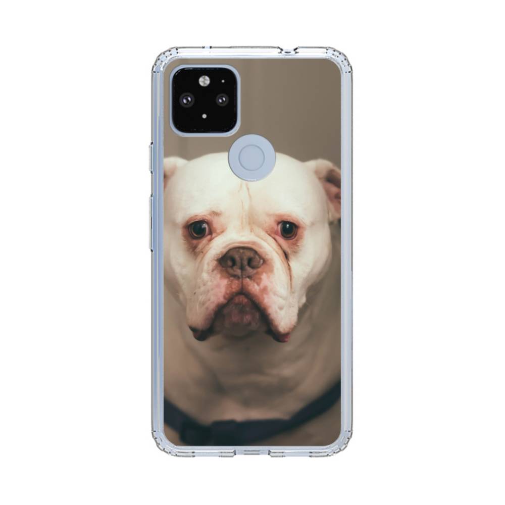 White Bully Google Pixel 4a 5G Clear Case | Case-Custom