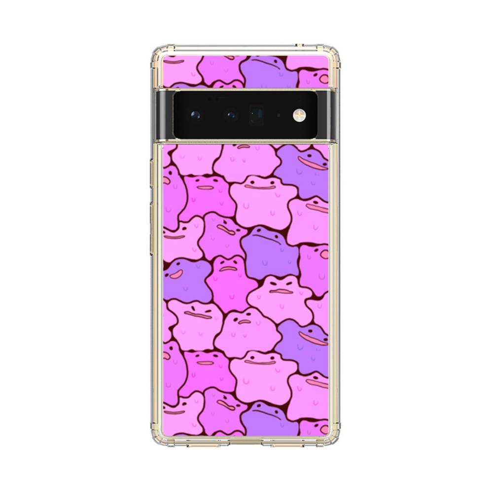 Pokemon Ditto Google Pixel 6 Pro Clear Case Case Custom