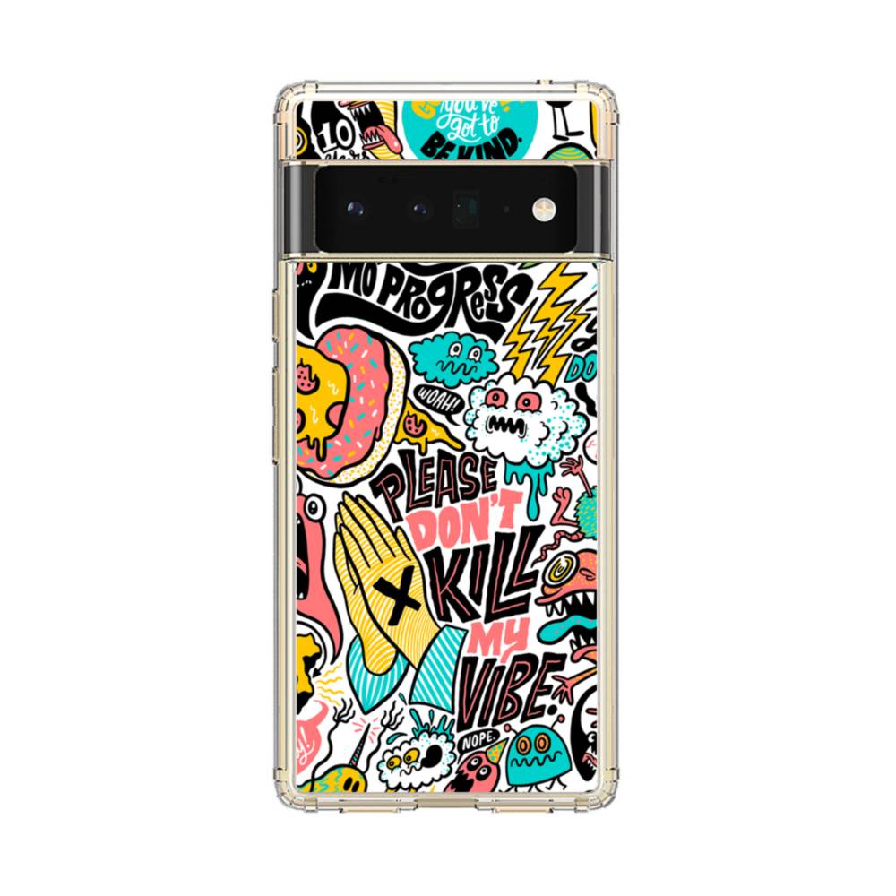 Cool Graffiti Google Pixel 6 Pro Clear Case Case Custom