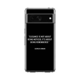 Armani Google Pixel 7 Clear Cases Case Custom