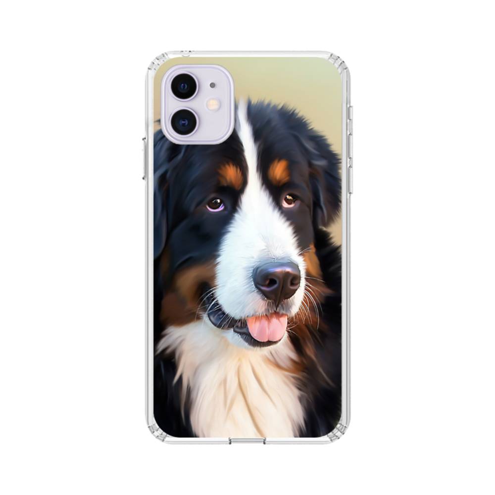 Bernese Mountain Dog iPhone 11 Clear Case Case Custom