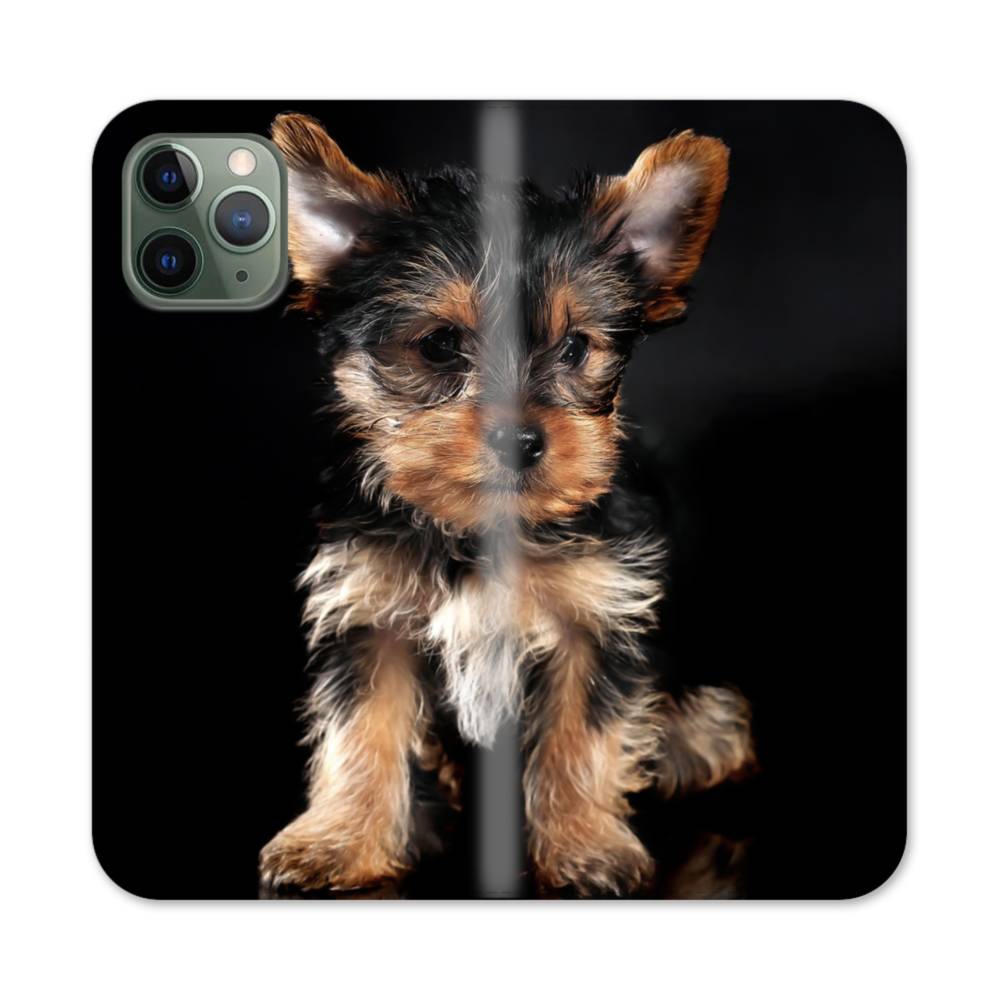 Yorkshire Terrier Puppy iPhone 11 Pro Max Flip Case Case Custom