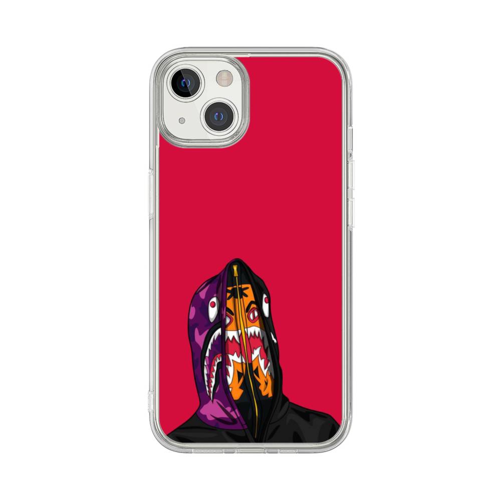 LV Bape iPhone 11 Clear Case