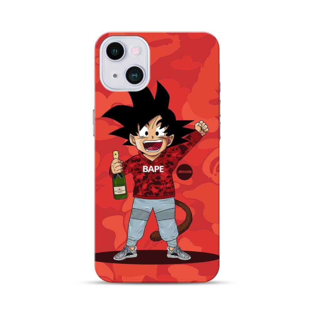 Goku Bape iPhone 13 Mini Case Case Custom