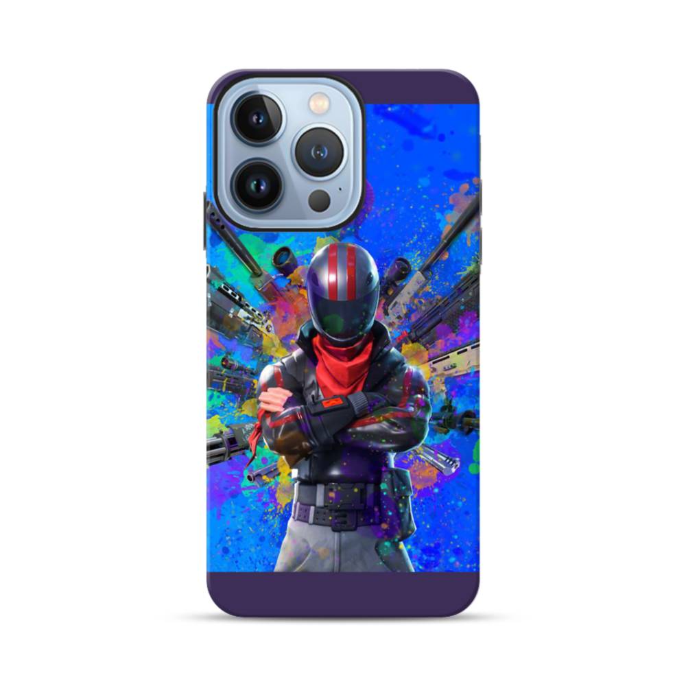 Fortnite Solo iPhone 13 Pro Max Defender Case Case Custom