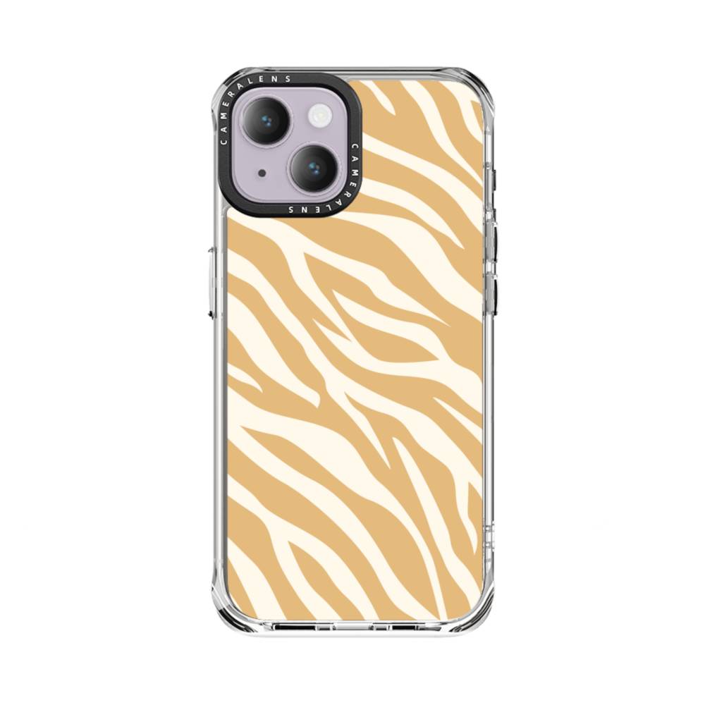 Nude Tiger iPhone 14 Plus Clear Case | Case-Custom