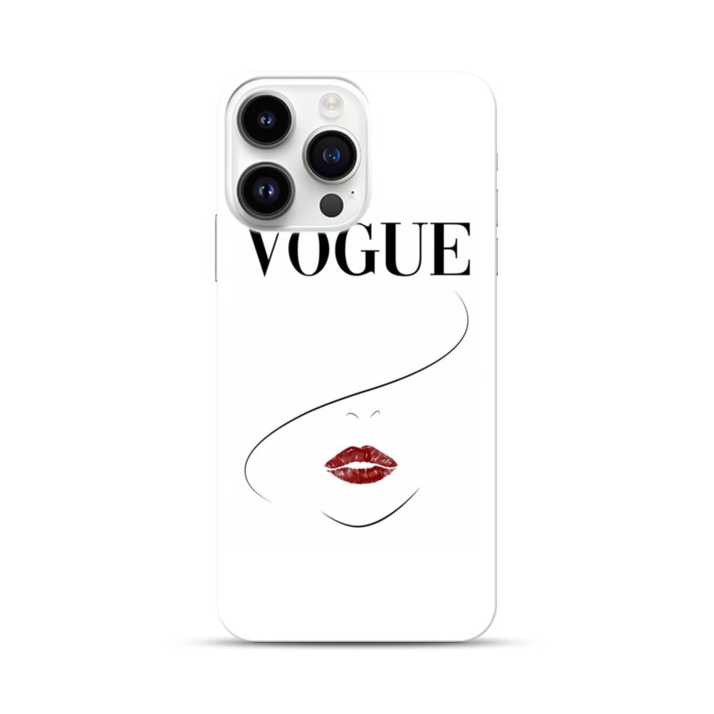 Minimalistic Vogue iPhone 14 Pro Max Case Case Custom