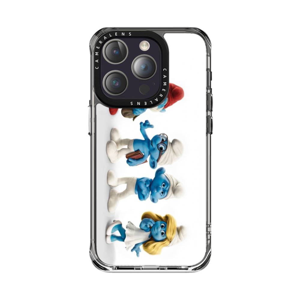 The Smurfs Characters iPhone 14 Pro Max Clear Case Case Custom