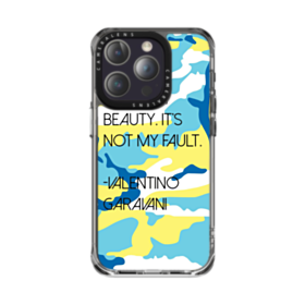 Valentino Garavani Quote iPhone 14 Pro Max Clear Case