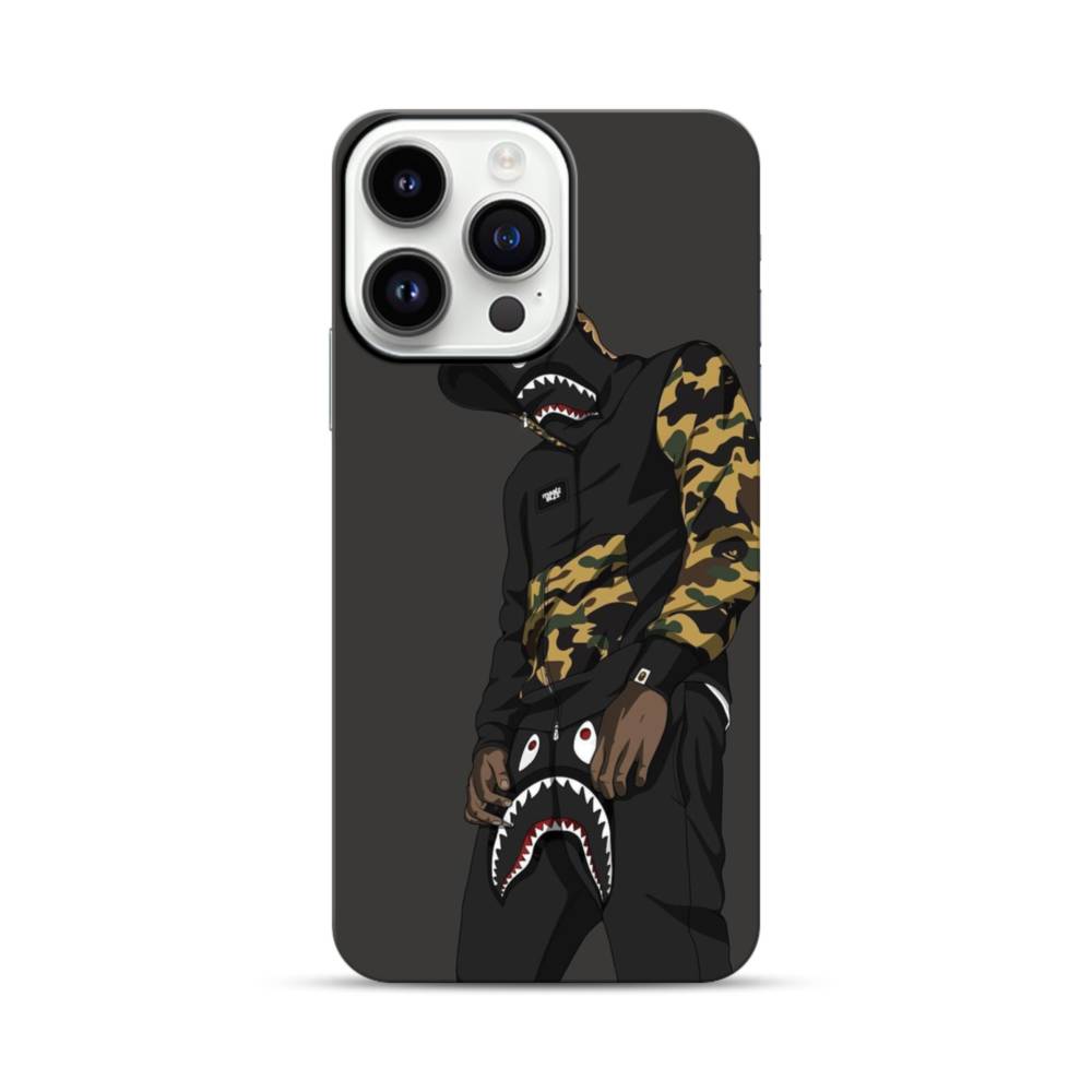 SUPREME BAPE SHARK iPhone 14 Pro Max Case Cover