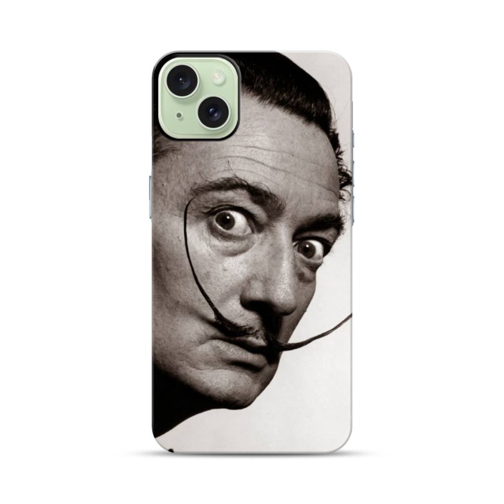 Salvador Dali Portrait iPhone 15 Plus Defender Case Case Custom