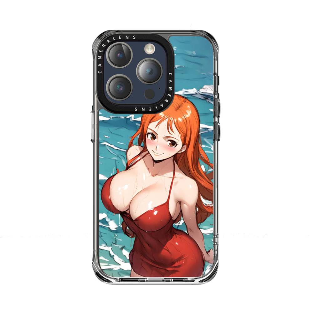 One Piece Nami iPhone 15 Pro Clear Case Case Custom