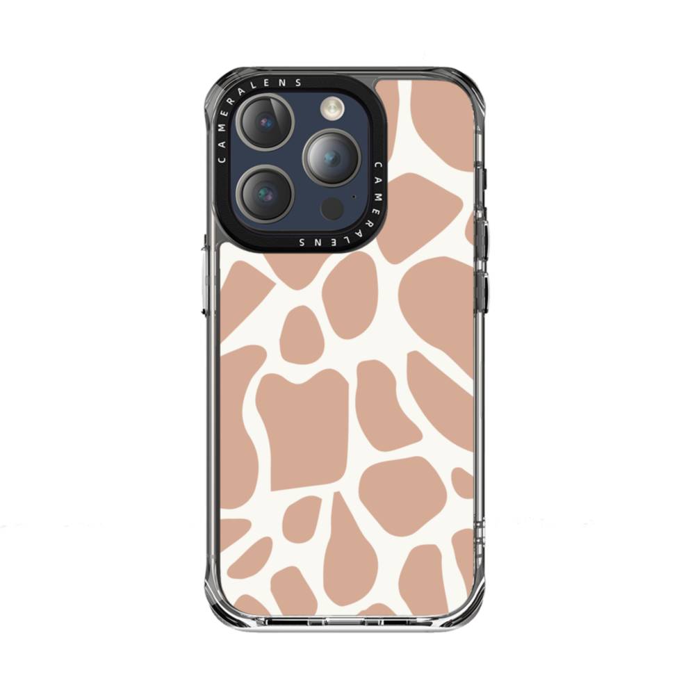 Nude Giraffe iPhone 15 Pro Clear Case | Case-Custom