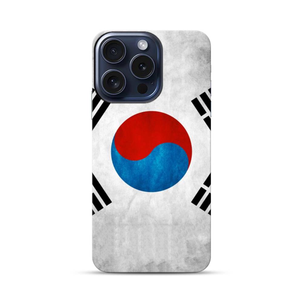 Republic Of South Korea iPhone 15 Pro Defender Case | Case-Custom