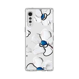 Classic White Louis Vuitton Seamless Pattern LG Velvet (5G) Clear Case