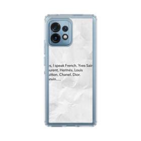 I Speak French Motorola Moto G Stylus 5G (2022) Clear Case