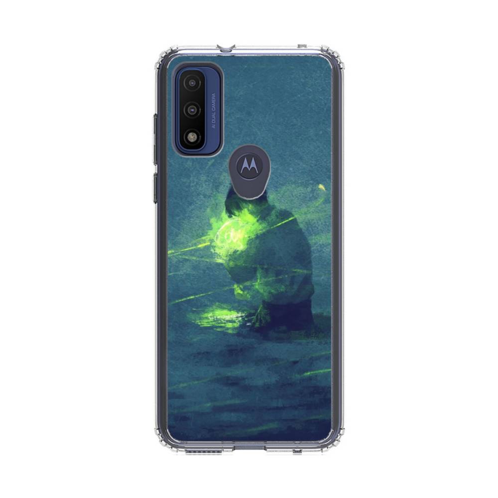 Green Light Motorola Moto G Pure Clear Case