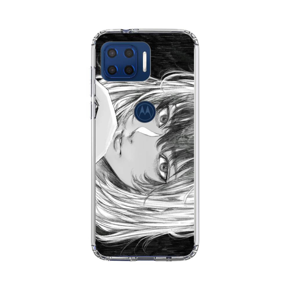 Anime Girl Motorola 5G Clear Case | Case-Custom