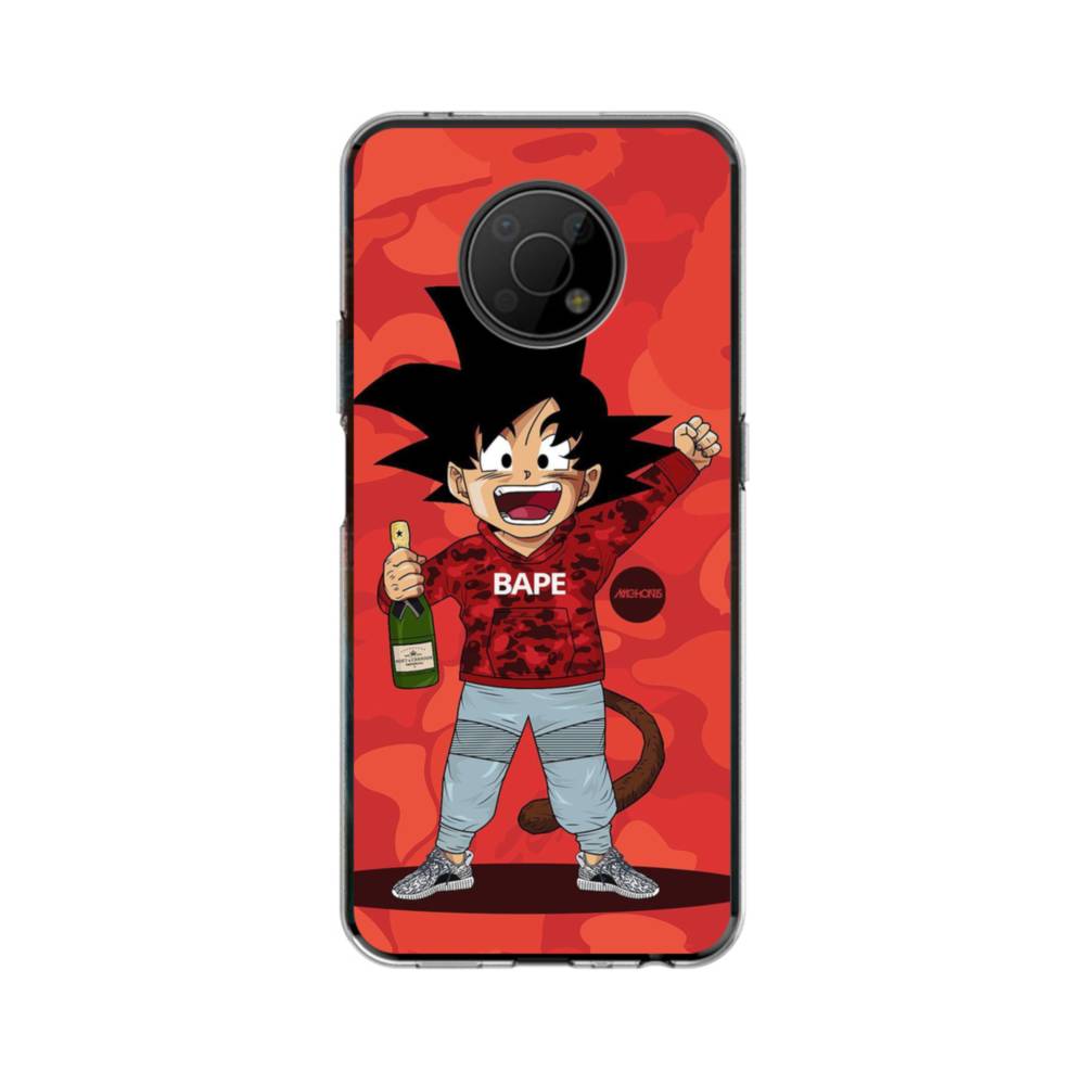 Goku Bape Nokia G300 Clear Case Case Custom