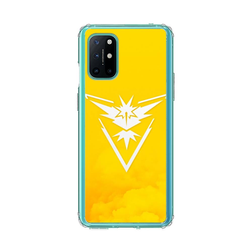 Pokemon Go Logo Team Instinct Yellow Oneplus 8t Clear Case Case Custom