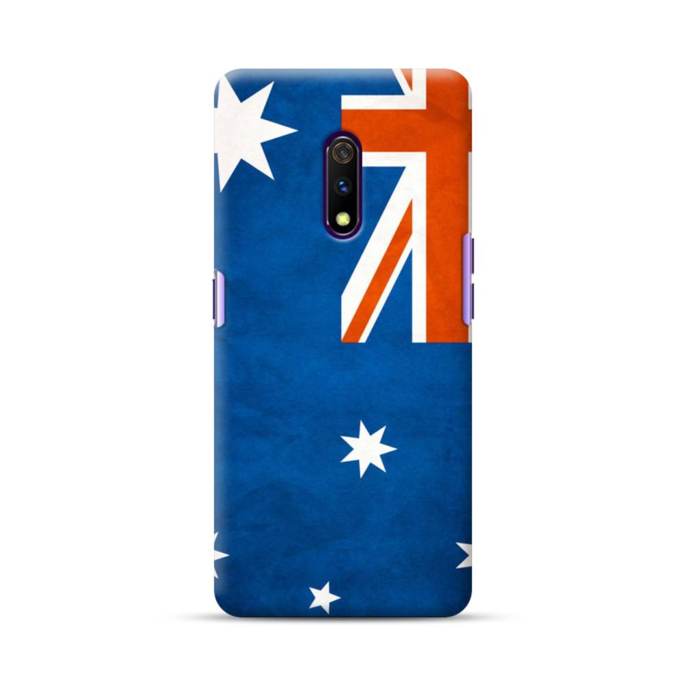 Australia Flag Grunge Realme X Case Case Custom