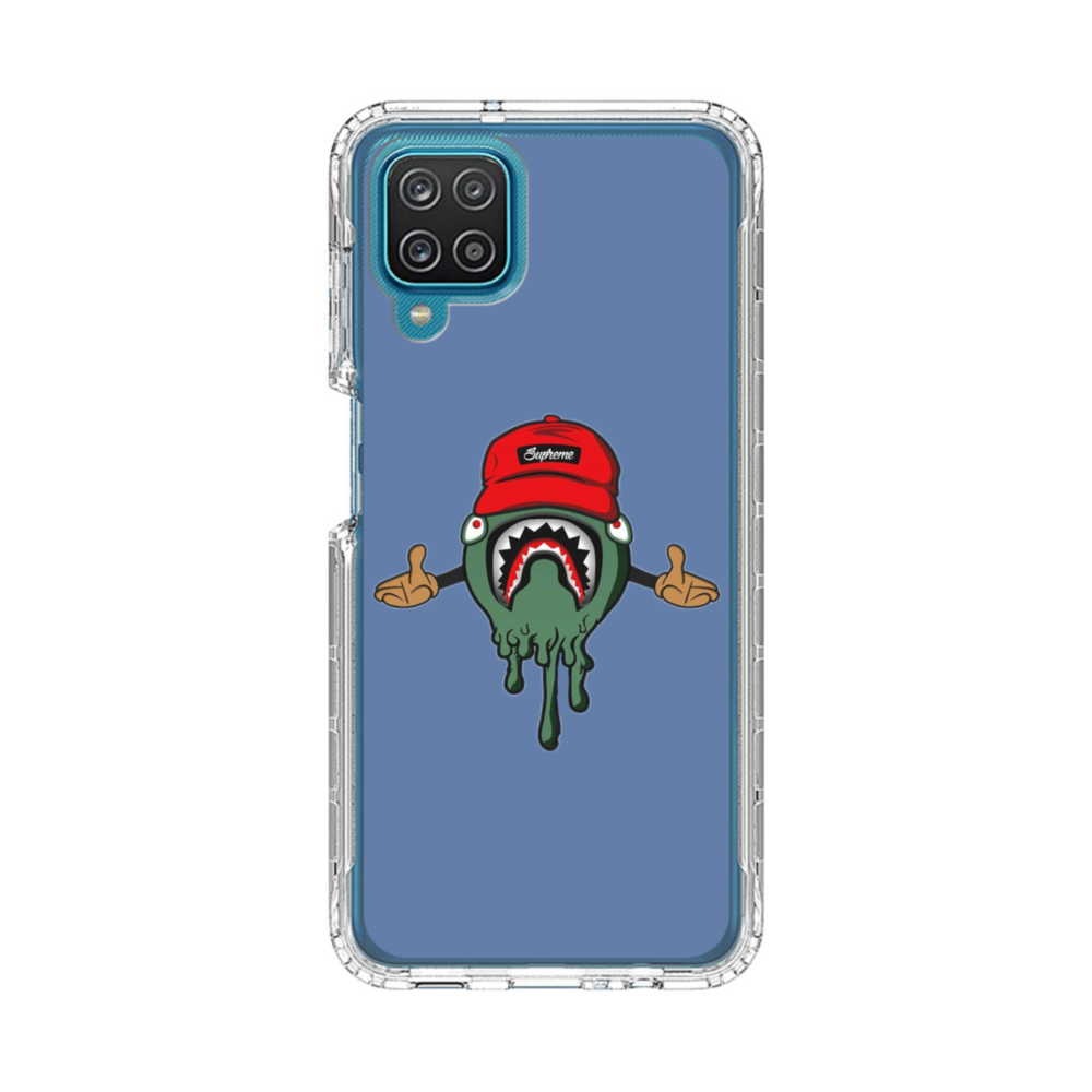 LV Bape Samsung Galaxy A12 Clear Case