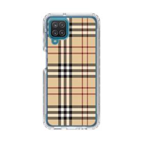 Burberry Samsung Galaxy A12 Clear Case Case Custom