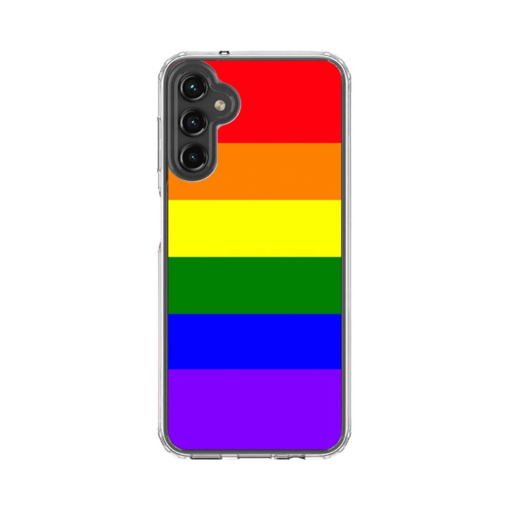 Lgbt Gay Pride Flag Samsung Galaxy A14 (5G) Clear Case | Case-Custom