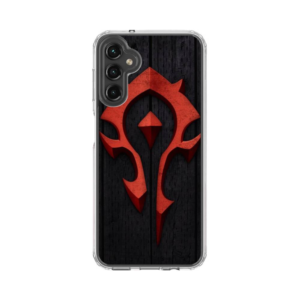 World Of Warcraft Horde Sign Samsung Galaxy A14 5G Clear Case