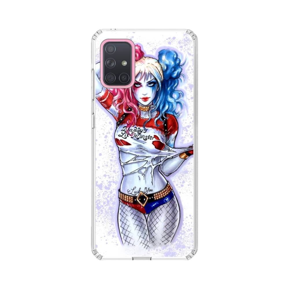 Harley Quinn DC Samsung Galaxy A71 5G Clear Case Case Custom