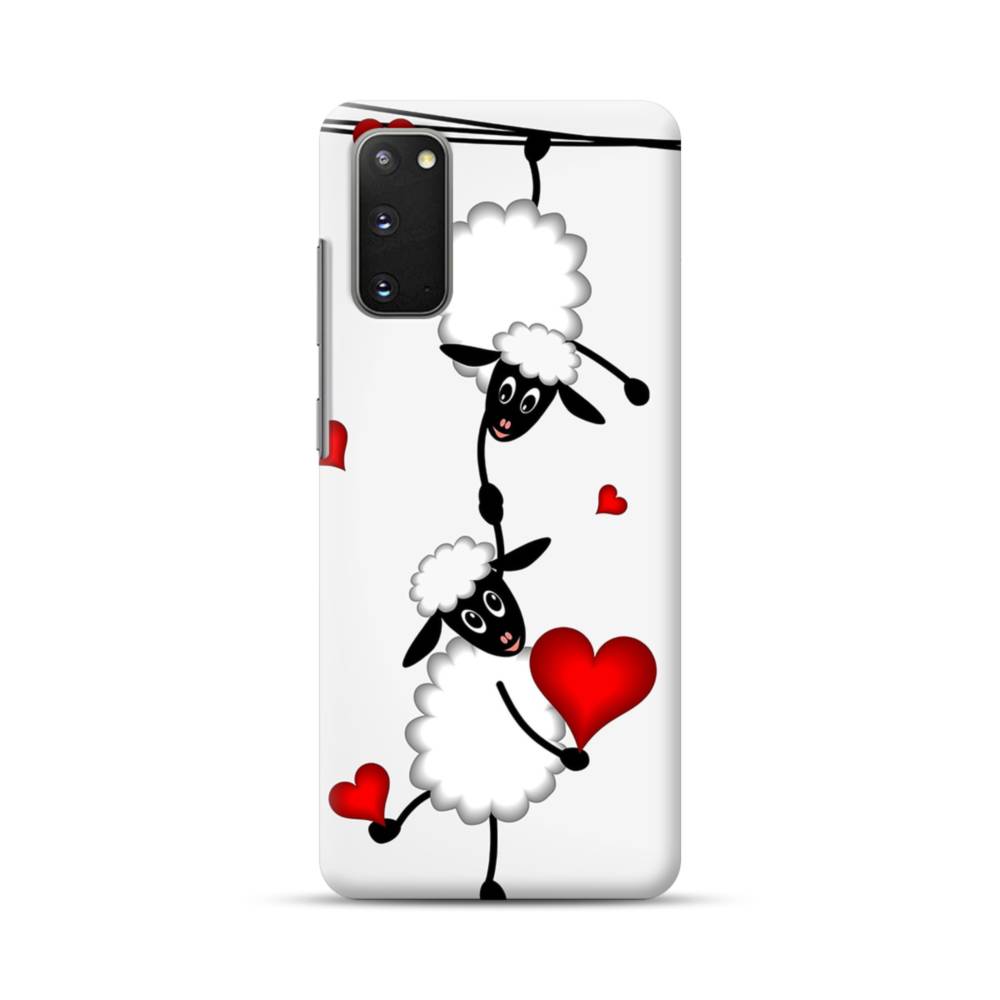 Lovely Couple Sheep Samsung Galaxy S Fe 5g Case Case Custom