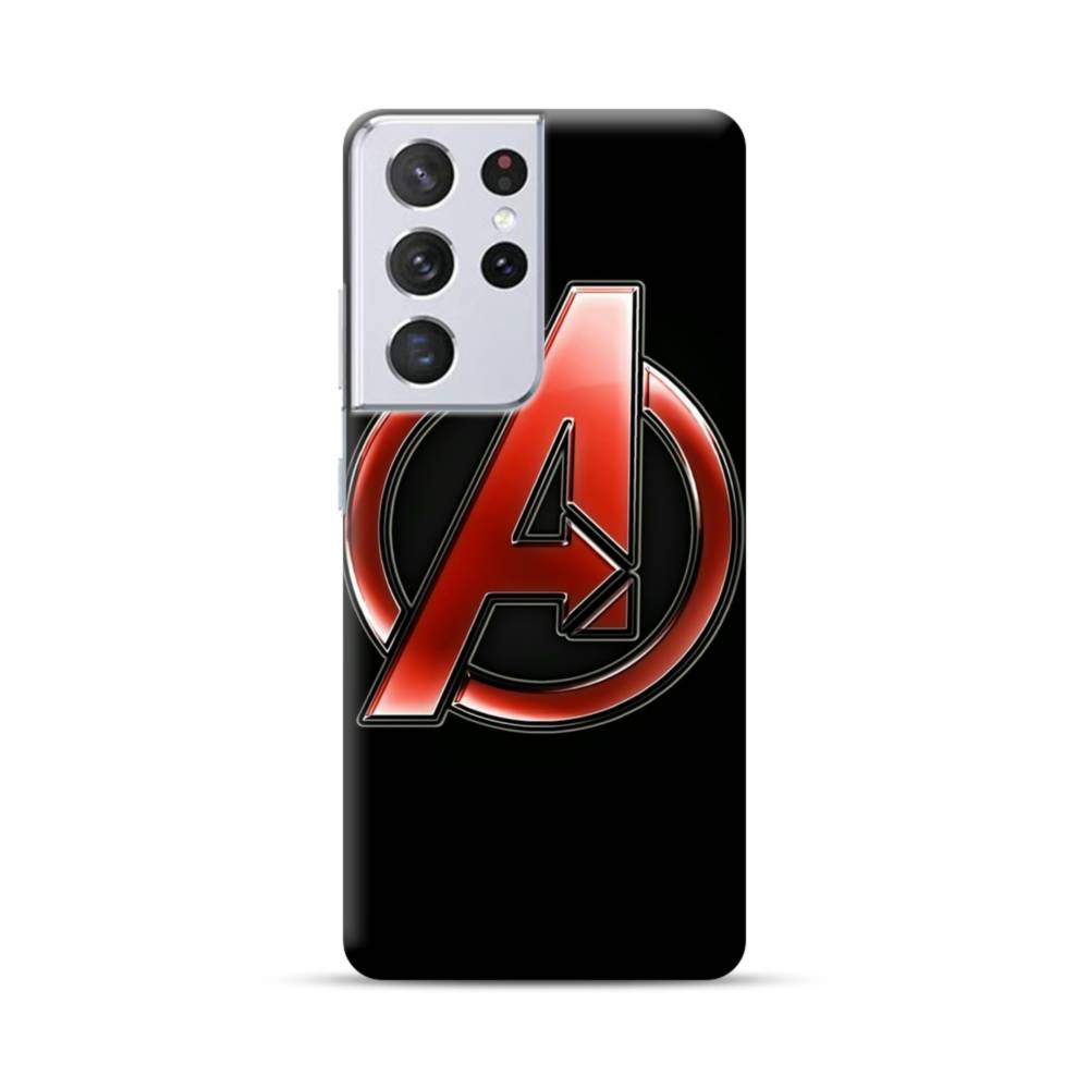 Avengers Red Logo Samsung Galaxy S21 Ultra Case Case Custom