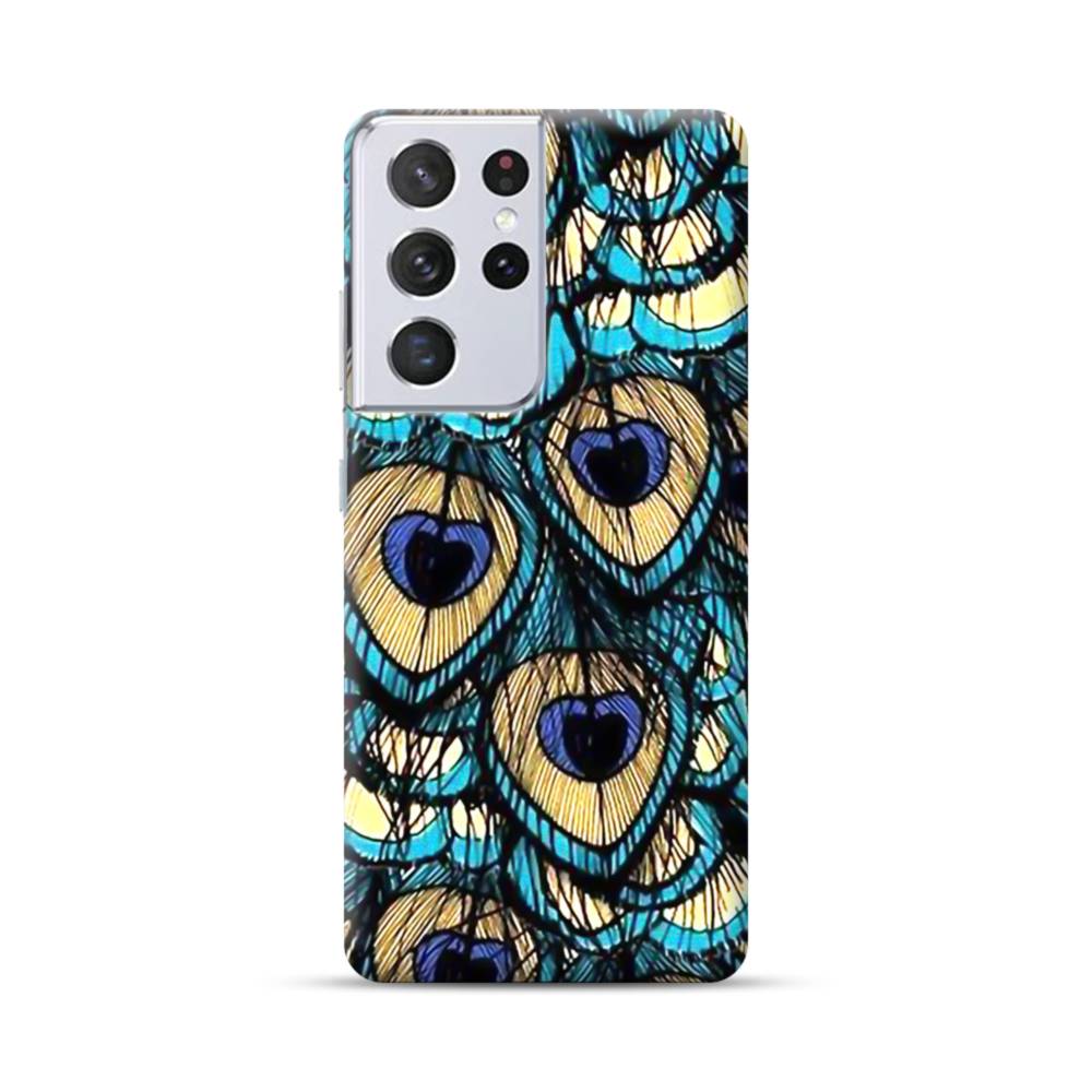 Peacock Feather Samsung Galaxy S21 Ultra Case | Case-Custom