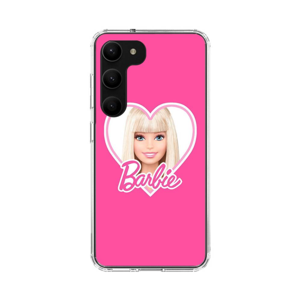 zout Nieuwsgierigheid Oppervlakte Barbie Heart Samsung Galaxy S23 Plus Clear Case | Case-Custom