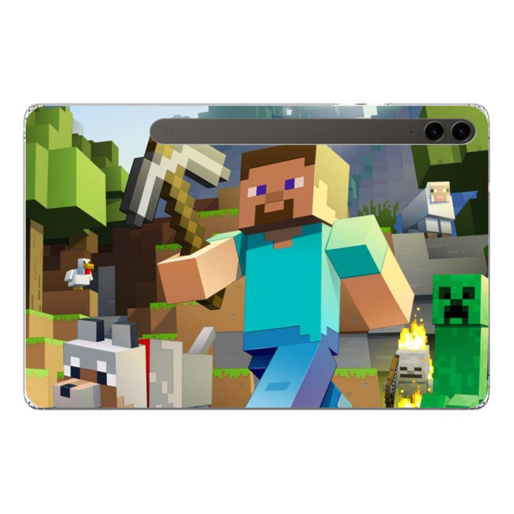 Minecraft Samsung Galaxy Tab S9 FE Plus Clear Case | Case-Custom