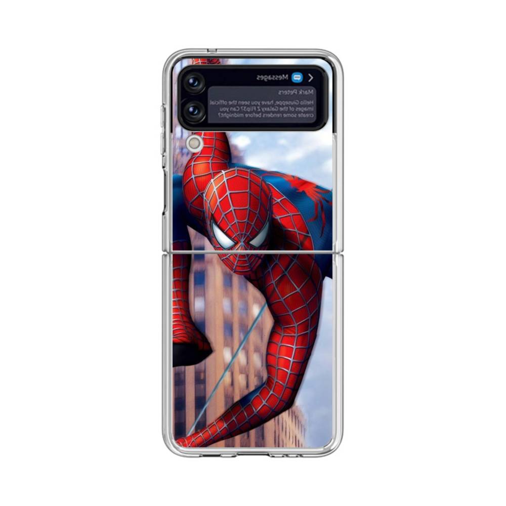 Spiderman Marvel Samsung Galaxy Z Flip 3 5G Clear Case Case Custom