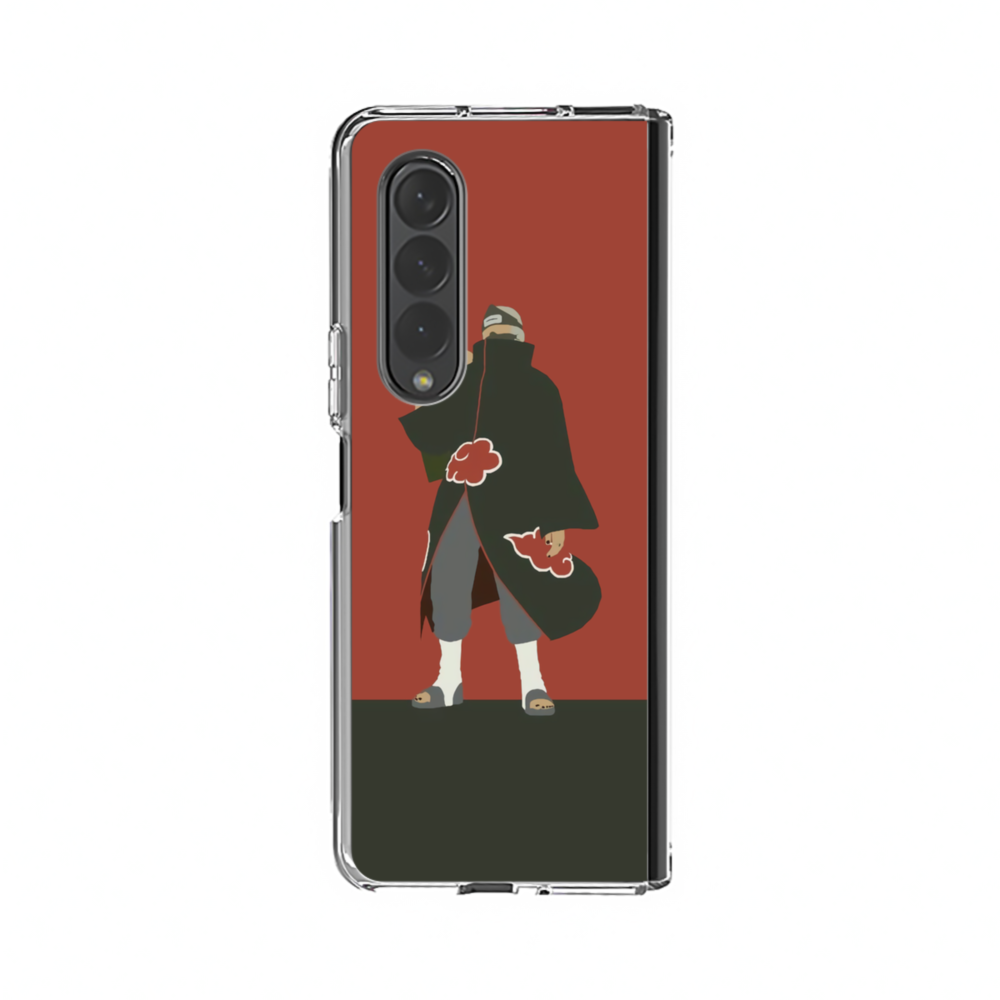 Naruto Red Samsung Galaxy Z Fold 4 Clear Case