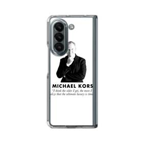 Ultimate Luxury Is Time Michael Kors Quote Samsung Galaxy Z Fold 5 Clear Case Case Custom