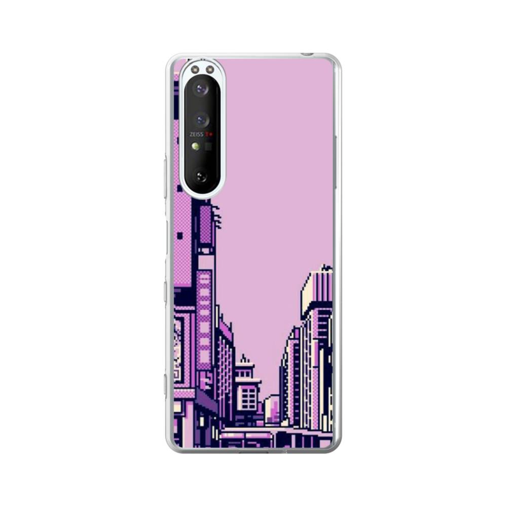 Purple Street Sony Xperia 1 III Clear Case | Case-Custom