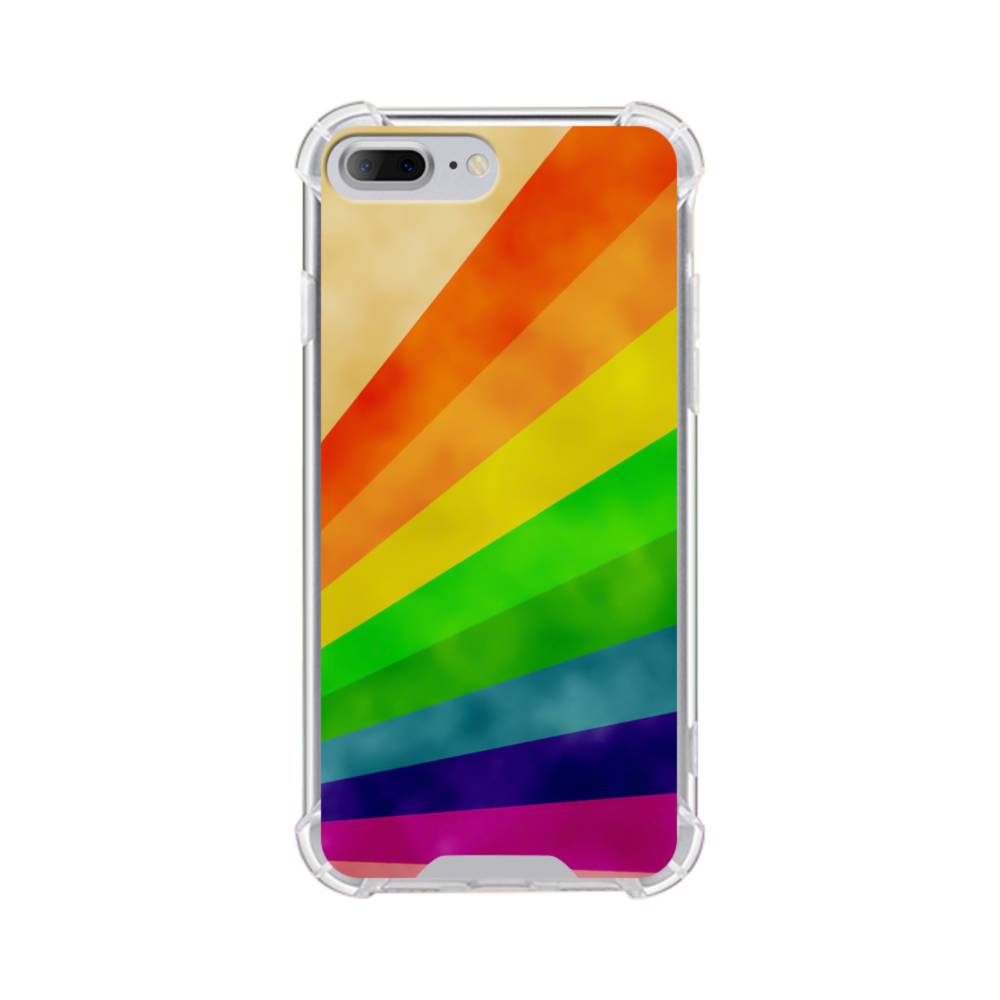 Clear Rainbow iPhone Case