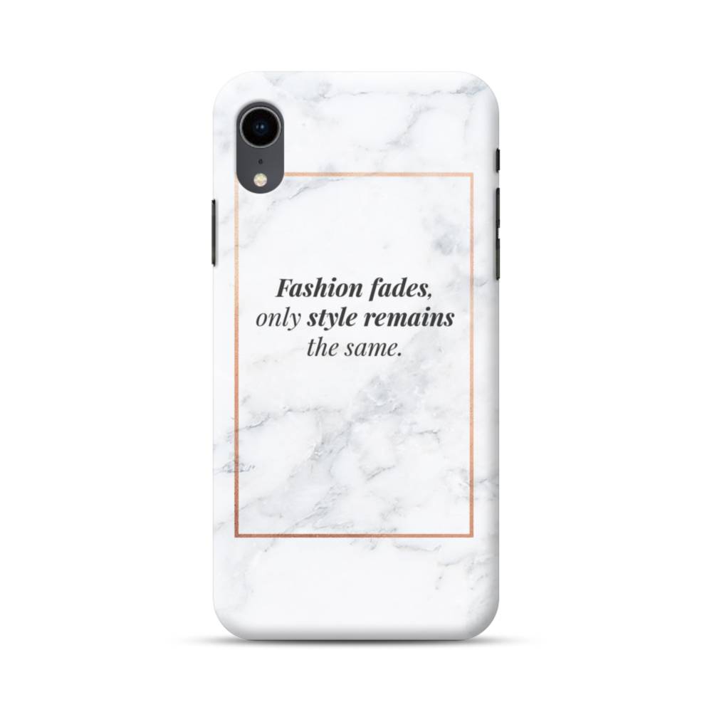 Coco Chanel Quote Fashion Fades Iphone Xr Case Case Custom